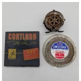 Vintage Fishing Gear, Reel, Line