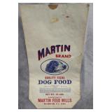 Williamston Martin Feed Mills Dog Food Bag
