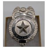 Vintage Security Guard Badge
