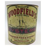 Woodfield's Galesville MD Gallon Oyster Can