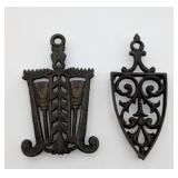 Two Cast Iron Trivets