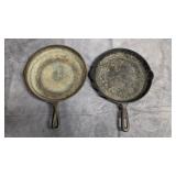 2 Cast Iron Skillets