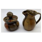 Mack Chrisco Seagrove NC Pottery - Cream & Sugar