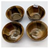 Mack Chrisco Seagrove NC Pottery - Four Bowls
