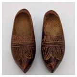 Pair of Brussels Souvenir Wooden Shoes