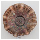 Fenton Amethyst Ragged Robin 3n1 Edged Bowl