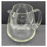 Clear Glass Drinks Pitcher