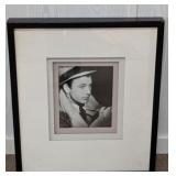 Framed Gary Cooper Print Foxing to Mat