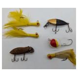 Heddon Meadow Mouse, Popeye Bucktail, Spinner Rig,