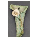 Studio Pottery Calla Lilly Wall Pocket