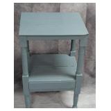 Painted Antique Wash Stand Table w/ Drawer