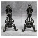 Cast Iron Andirons