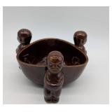 Orchids of Hawaii Tiki Bowl, Chipped