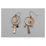 Elle Sterling Vermeil Earrings