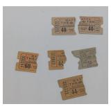 Vintage Williamston Watts Movie Theater Tickets