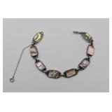 Sterling Xola Mexico Abalone Bracelet