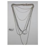 Collection of Silver Tone Necklaces