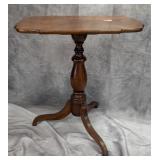 19th Century Candle Stand - Tilt Top Nailed Down
