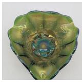 Millersburg Holly Sprig Tri Corner Sauce Bowl