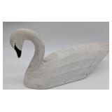 Canvas Back Swan Decoy