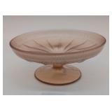 Fenton 643 Salver in Velva Rose Stretch Glass