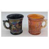 2 Northwood Singing Bird Mugs, Marigold & Amethyst