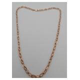 14k Rose Gold Graduated 17.25' Necklace 4 Grams