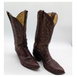 Justin Cowboy Boots Mens Size 9D