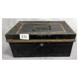 Antique Tole Document / Valuables Box