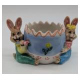 Easter Rabbit Bowl or Planter