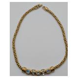 16' Signed Swarovski Crystal Necklace