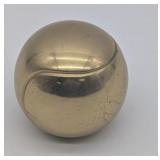 Brass Baseball Paperweight