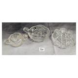 3 Pieces of American Brilliant Period Cut Glass