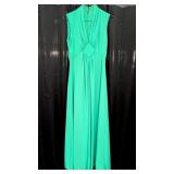 Vintage Green Sleeveless Dress