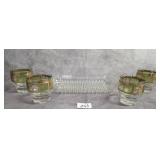 4 Culver Prado Cups & a Divided Server