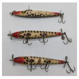Three Vintage Fishing Lures