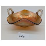 Fenton Powder Blue Strawberry Bonbon