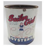 Sailor Girl Oyster Can Gallon