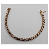 Sterling Vermeil Diamond Accent San Marco Bracelet