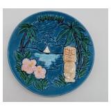 Hawaii Tiki Souvenir Plate