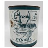 G and E Oyster Can Mt Vernon MD