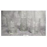 3 Red Lobster Glasses