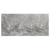 Four Midwest Express Airlines Glasses