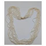 14k 31' Freshwater Rice Pearl Necklace