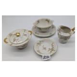 Theodore Haviland Rosalinde Cream, Sugar, Gravy