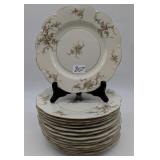 14 Theodore Haviland Rosalinde Dinner Plates