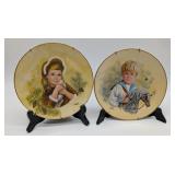 Little Women & Little Men Plates. Stands not inc.