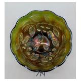 Millersburg Hanging Cherries Green Sauce Size Bowl