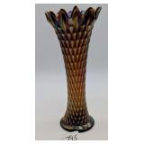 Northwood Amethyst Diamond Points Swing Vase
