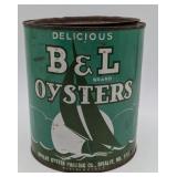 B & L Oyster Can